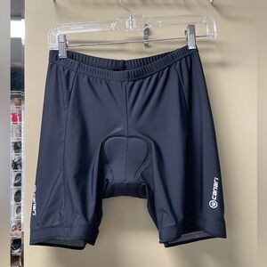 Canari padded ladies medium biker shorts. Worn once. 12” x 13 1/2” long